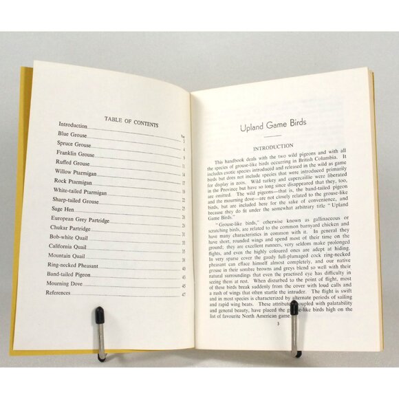 The Birds of British Columbia Upland Game Birds BC Provincial Museum Handbook 10 - Picture 3 of 8